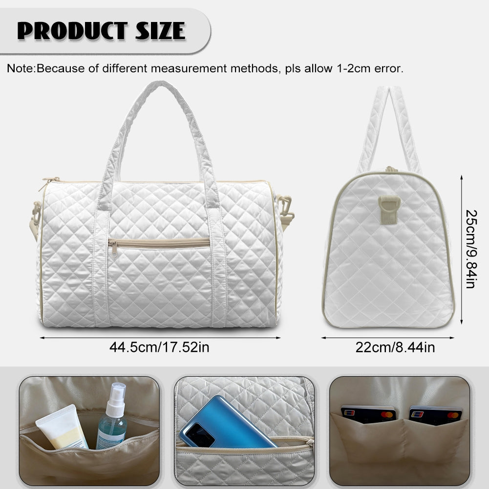 Personalized Fishing Quilted Duffle Bag, Custom Angler Travel Bag with – The Embroider Spot