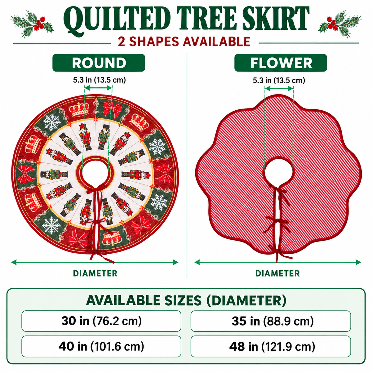 Gingerbread Village Quilted Tree Skirt, Patchwork Xmas Tree Skirt, Holiday Decor, Xmas Tree Base Cover, Custom Tree Skirt XMASTS29