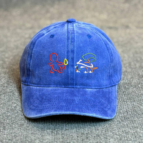 Custom Anime Characters Embroidered Hat, Anime Sun Hat, Anime Lover, Gift For Friends, Family Trip Hat, Anime Fans Hat