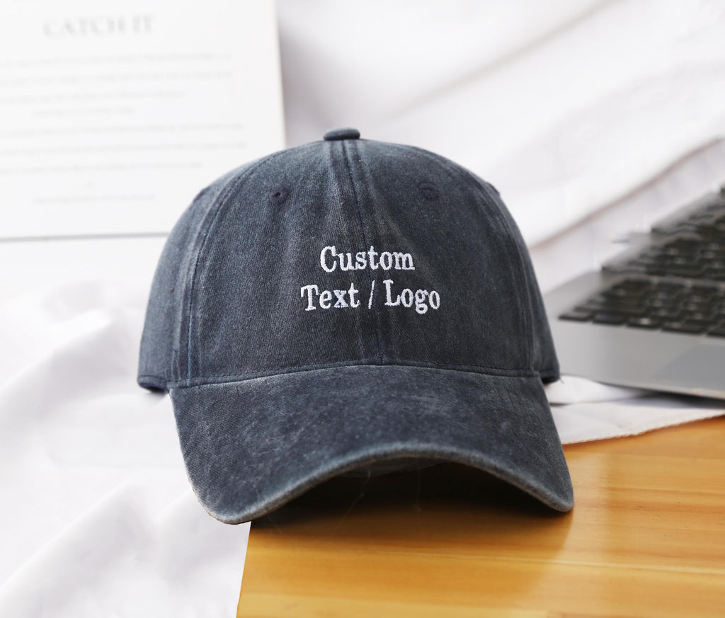 Embroidered Palm Tree Hat: Custom Cotton Baseball Cap