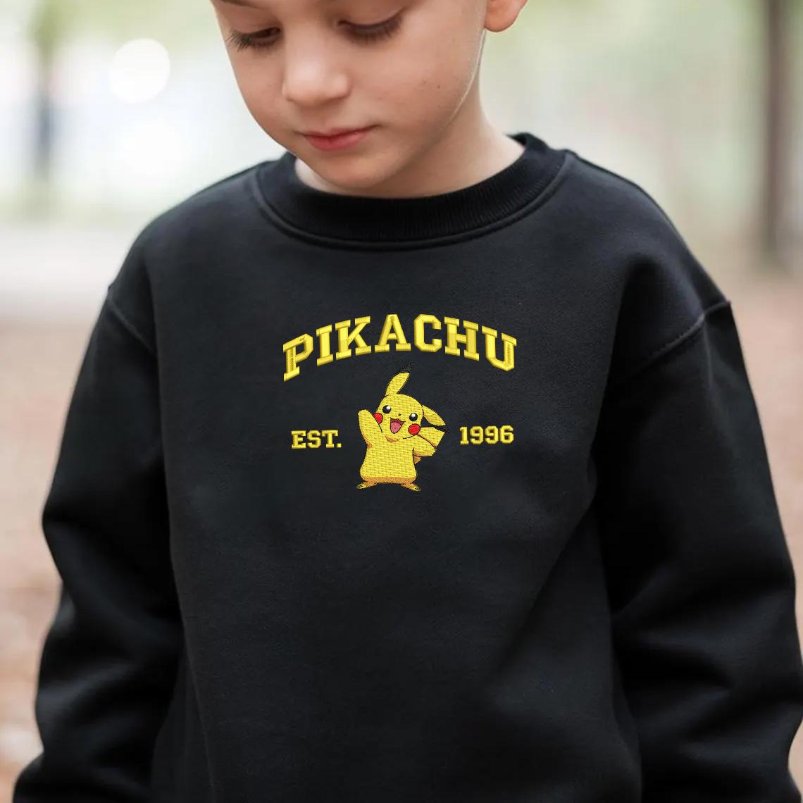 Anime Embroidered Youth Sweatshirt, Anime Manga Shirt, Anime Lovers, Family Trip Shirt