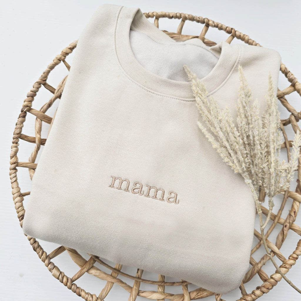 Custom Mom and Dad Sweatshirts, Matching Embroidery Set, Est. Year Sweaters, First Time Parents Gift, Cozy Family Outfit