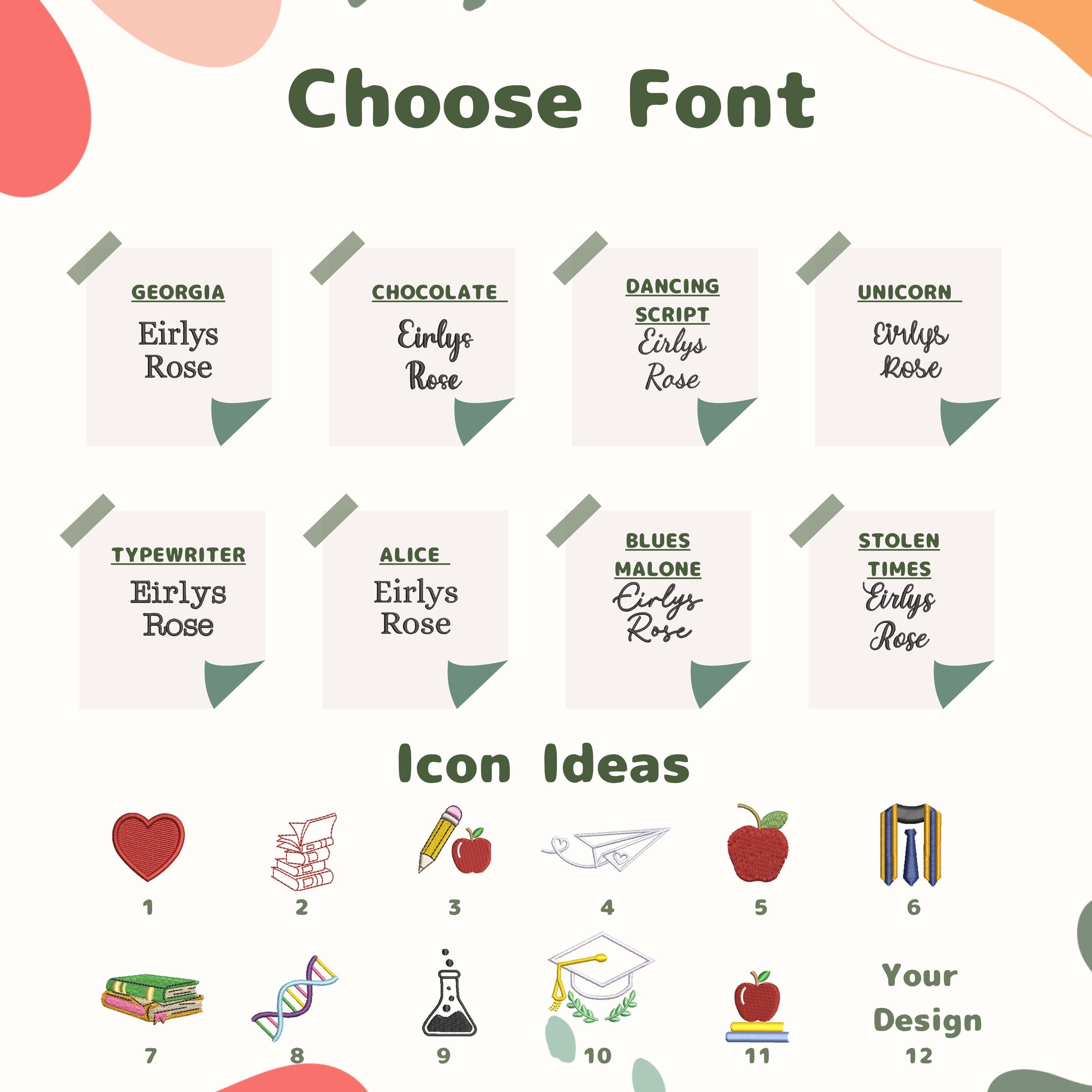 Custom Filled Embroidered Varsity Sweatshirt, Personalized College University Crewneck, Game Day Apparel, Custom Team Name Gift, Unisex Sweatshirt