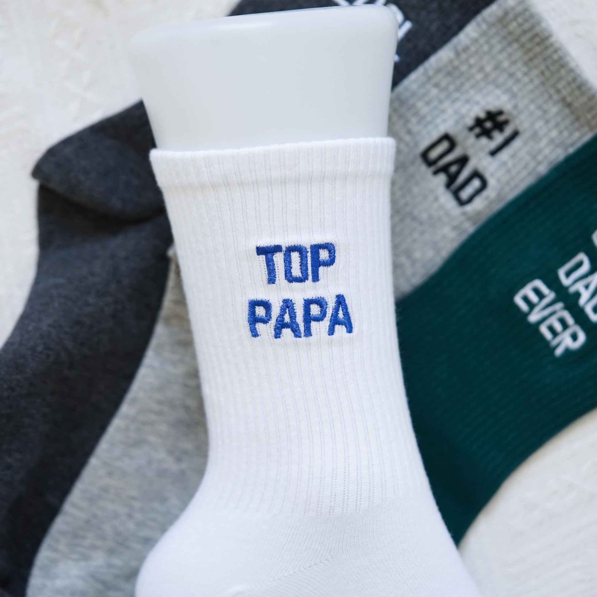 Custom Father's Socks, Cotton Men Socks, Father’s Day Gift Idea, Gift for Dad, New Dad Gift, Gift for Husband, Best Dad Ever Socks