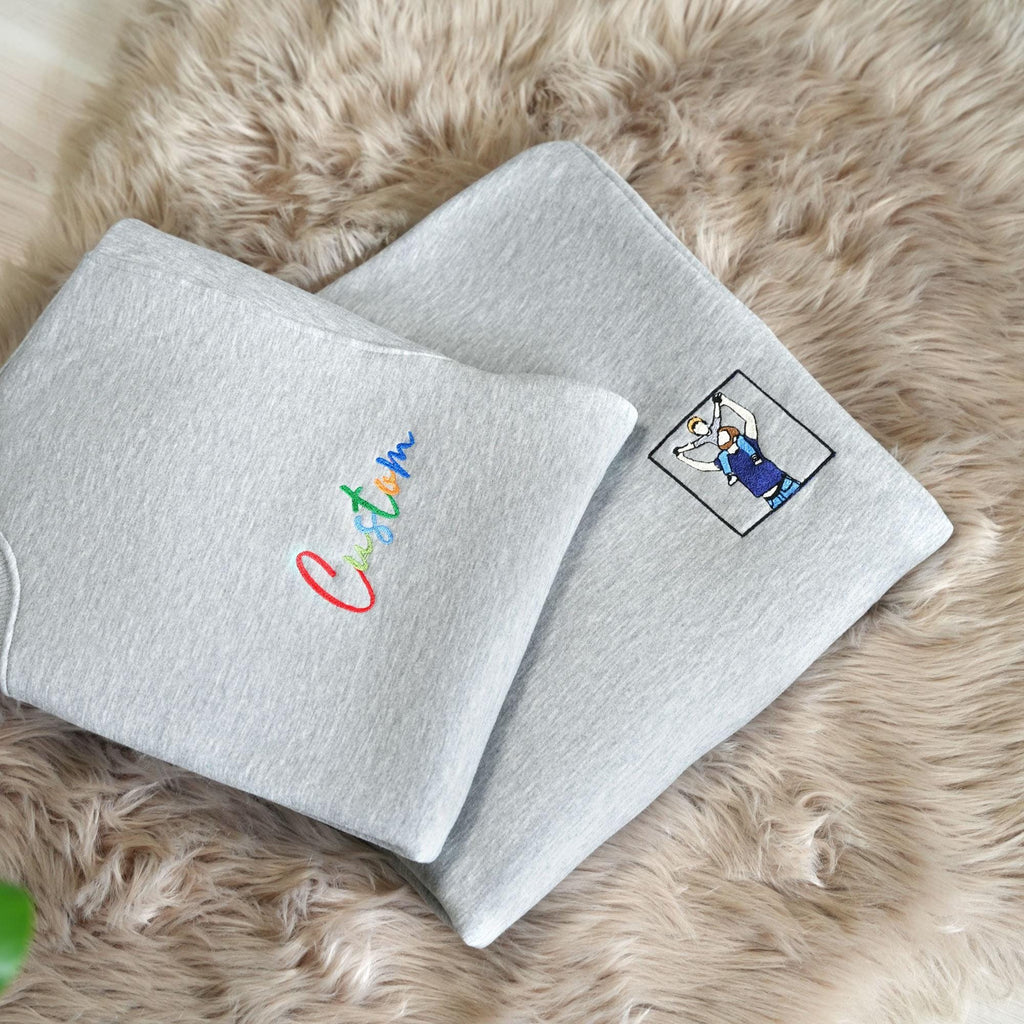 Custom Embroidered Uncle Shirt, Personalized Photo Portrait Gift, Gifts For Uncle, Family Gifts