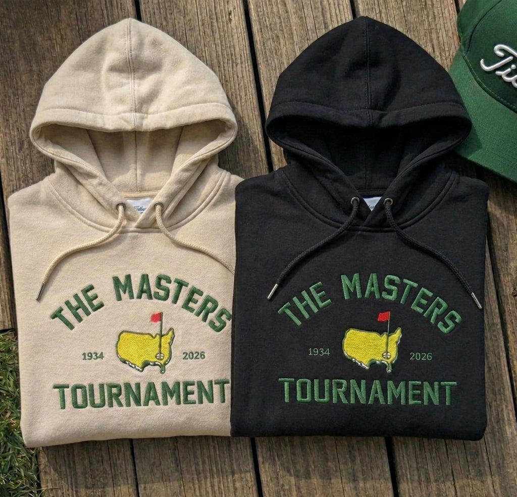 Master Tournament Embroidered Shirt, Golf Club Crewneck, Gift for Golf Lovers, Sport Embroidery Outfit