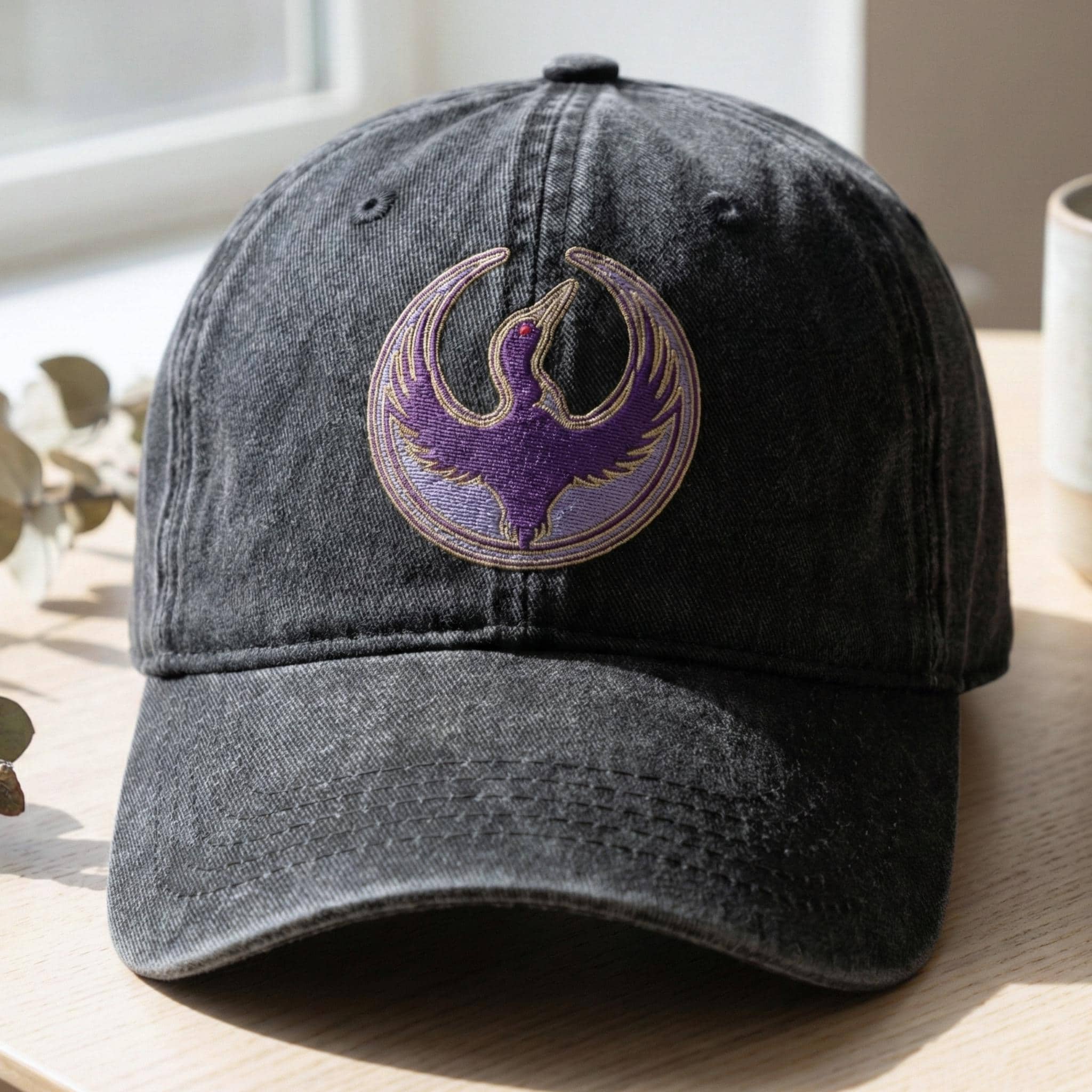 Embroidered Minnesota Rebel Alliance Political Dad Cap Washed MN State Bird Loon Protest Resistance