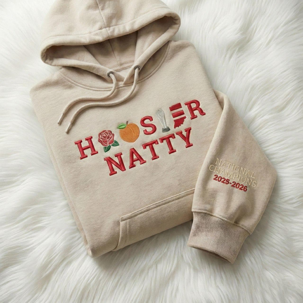 Embroidered 2026 National Champions Indiana Football Hoodie, Hoosiers Game Day Shirt, Trendy Unisex Sweatshirt, College Football Fan Gift (Copy) (Copy)