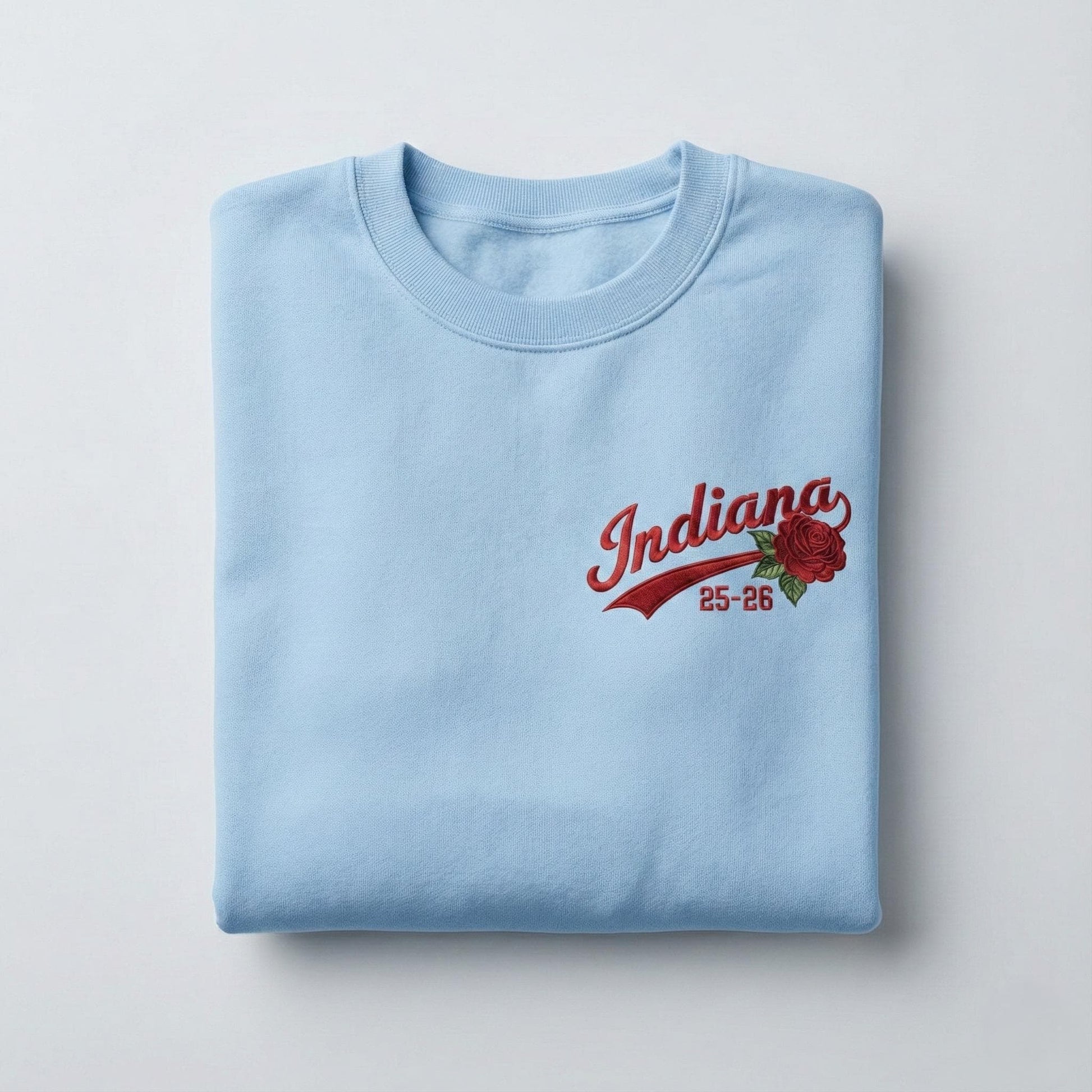 Embroidered Rose Bowl Indiana 25–26 Sweatshirt, Trendy Game Day Apparel, Unisex Hoodie for Men & Women, USA Football Tee