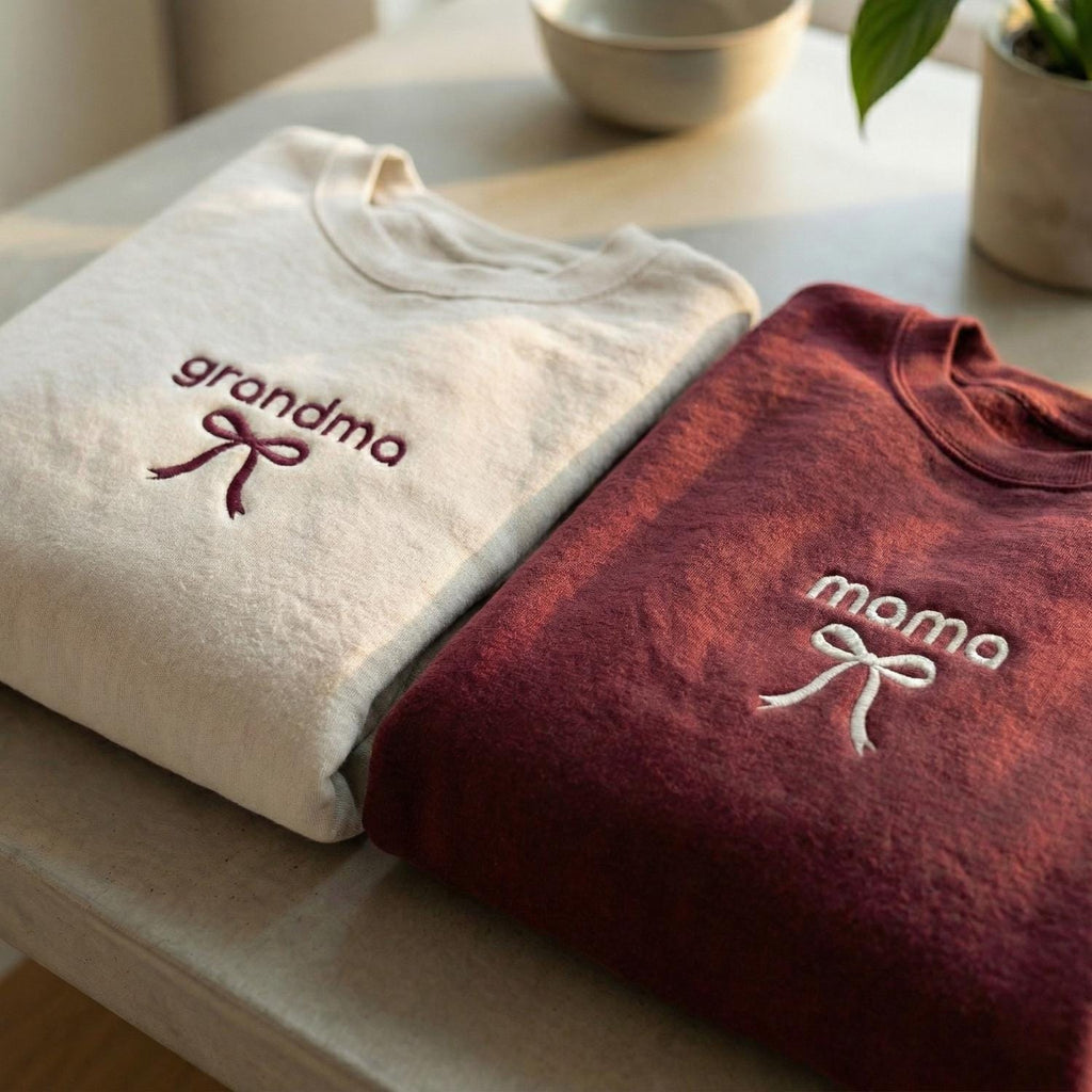 Personalized Embroidered Mama Sweatshirt, Custom Grandma Hoodie, Mother’s Day Gift for Mom