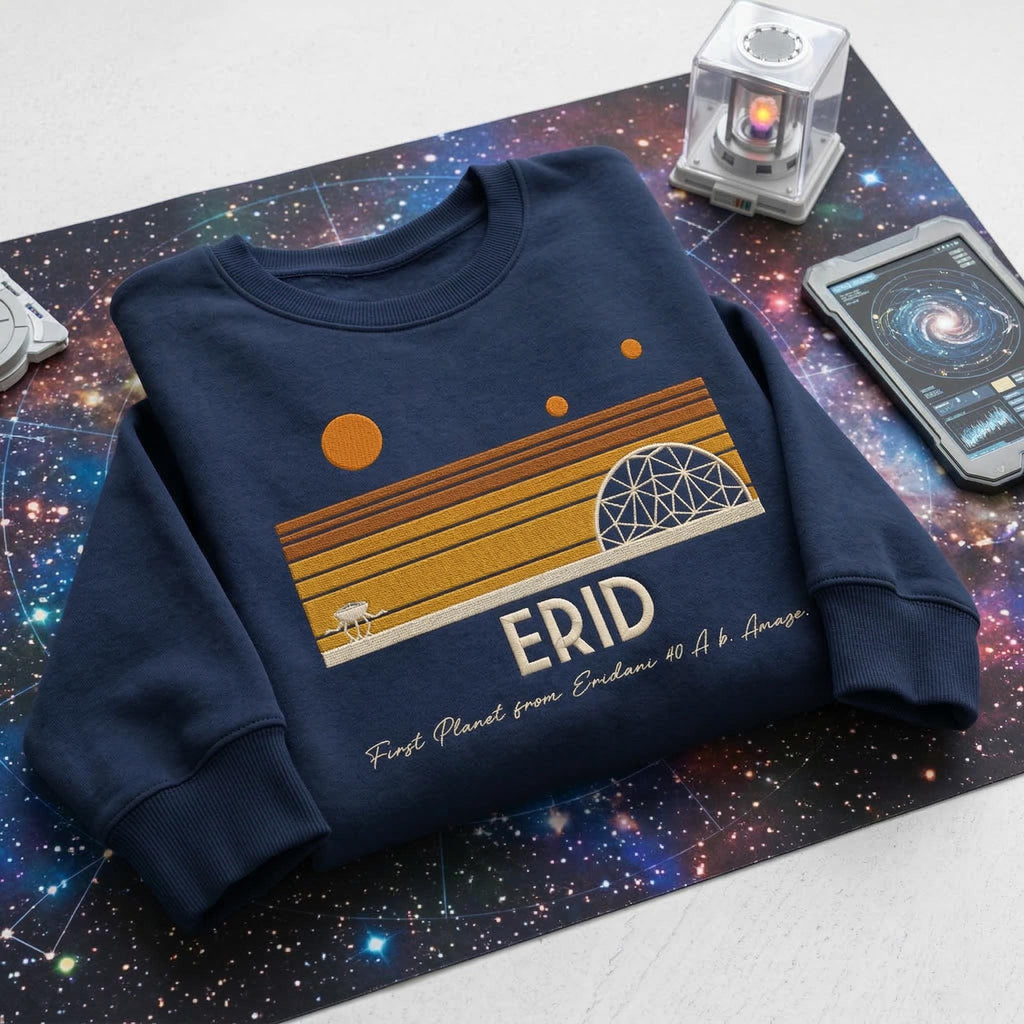Embroidered Erid Planet Project Hail Mary Shirt, Rocky Amaze Amaze Amaze Embroidery Shirt, Sci-fi Fantasy Bookish Sweater, Book Lovers Gift