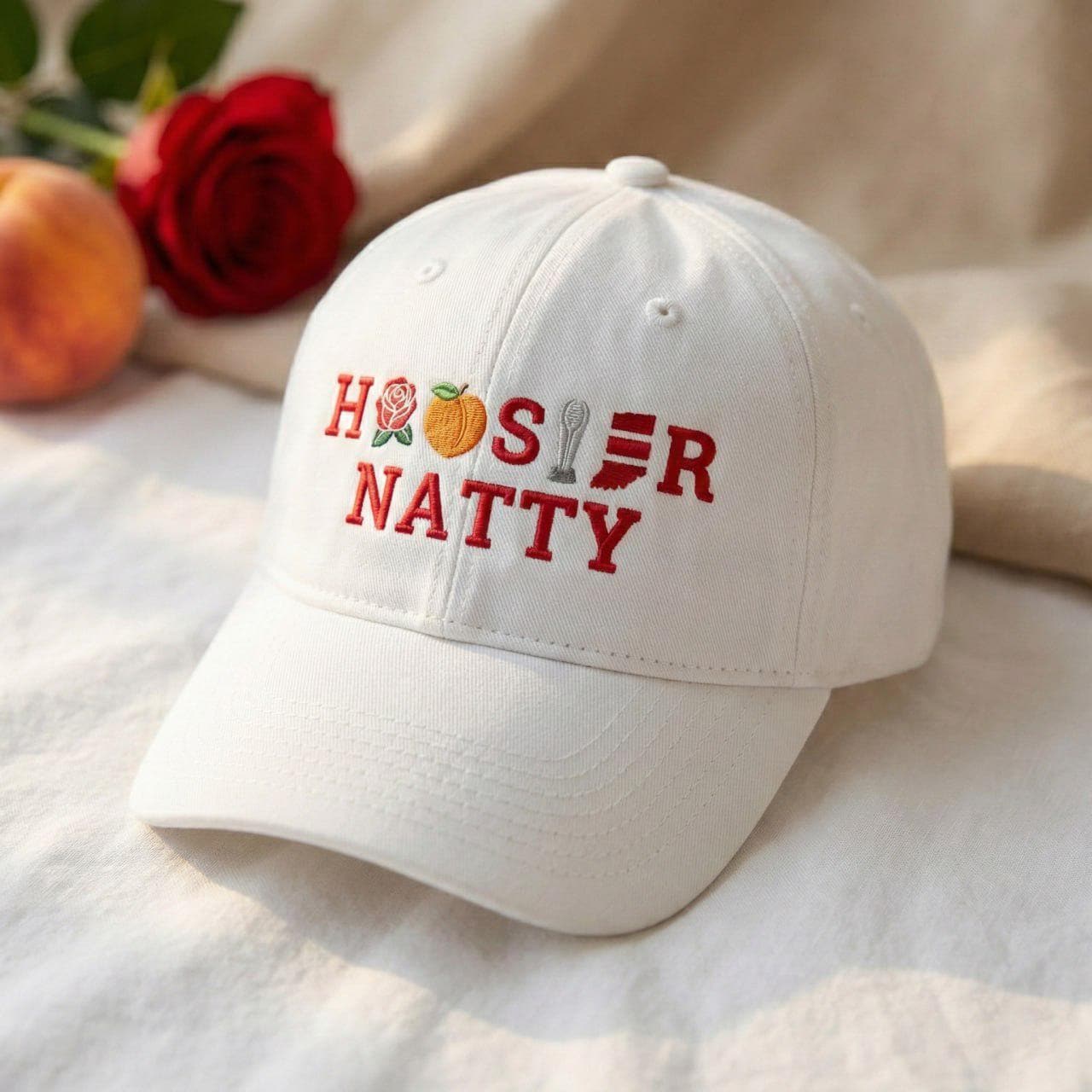 Embroidered Indiana 2026 National Champions Bowl Cotton Wash Hat, Indiana Trucker Hat, Hoosiers Natty, Bloomington Hat, College Fan Gift