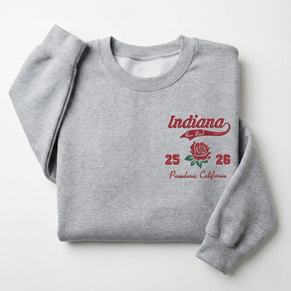 Embroidered Indiana Rose Bowl 2026 Tshirt Sweatshirt, Trendy New Game Day Apparel, Unisex Clothing For Man And Woman TShirt Hoodie, Fan Gift