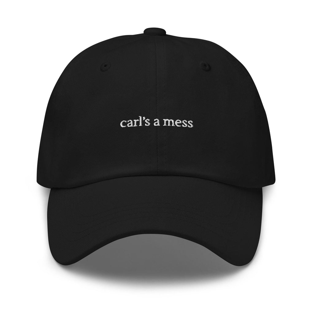 Carl's a Mess Embroidered Dad Hat – Funny Reality TV Summer Cap, Hamptons Weekend Cotton Hat, Trendy Gift for Him & Her