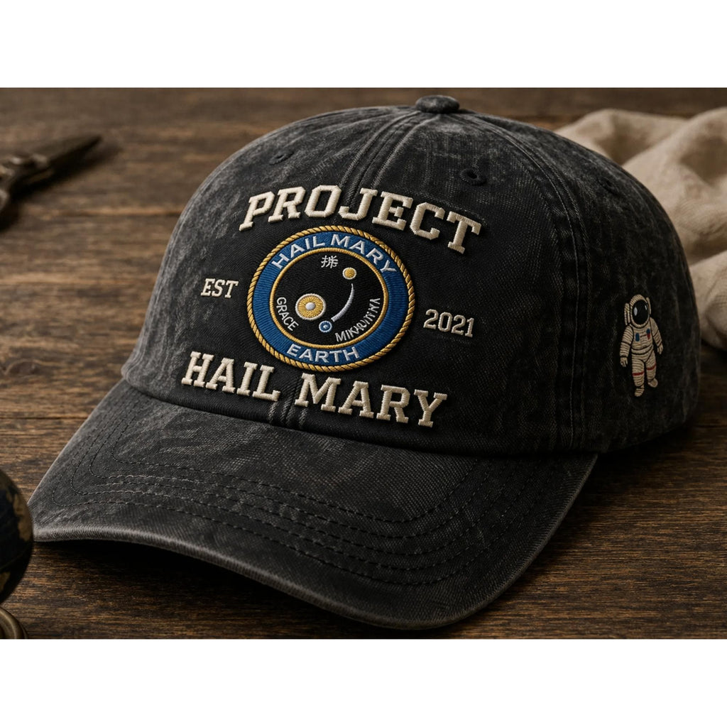 Erid Planet Project Hail Mary Embroidered Hat, Rocky Amaze Amaze Amaze Embroidery Cap, Sci-fi Fantasy Bookish Appeal, Book Lovers Gift
