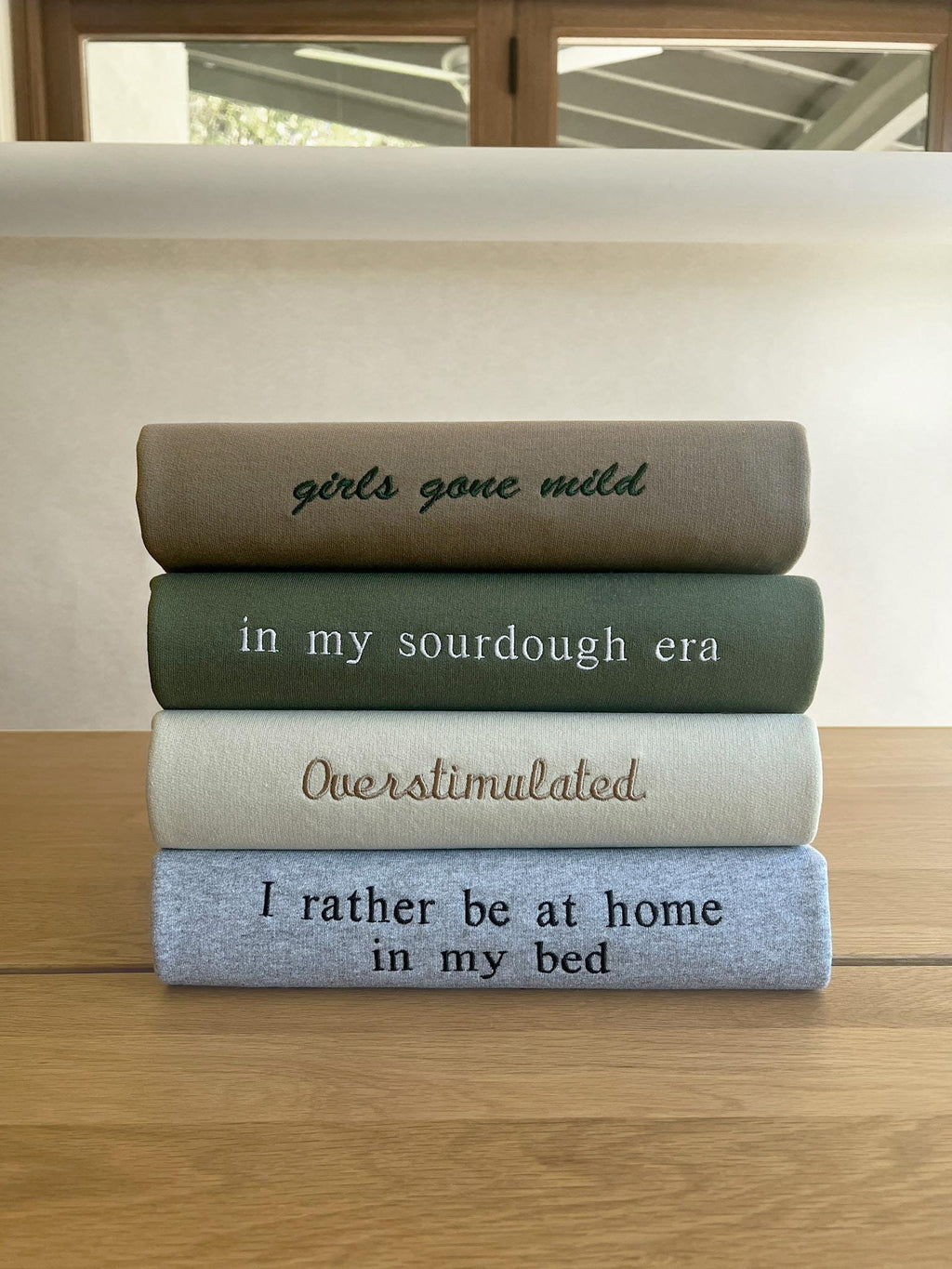 Custom Embroidered Sweatshirt, Personalized Crewneck, Custom Text Sweatshirt, Embroidered Text Crewneck, Gift for Bride, Mothers Day Gift