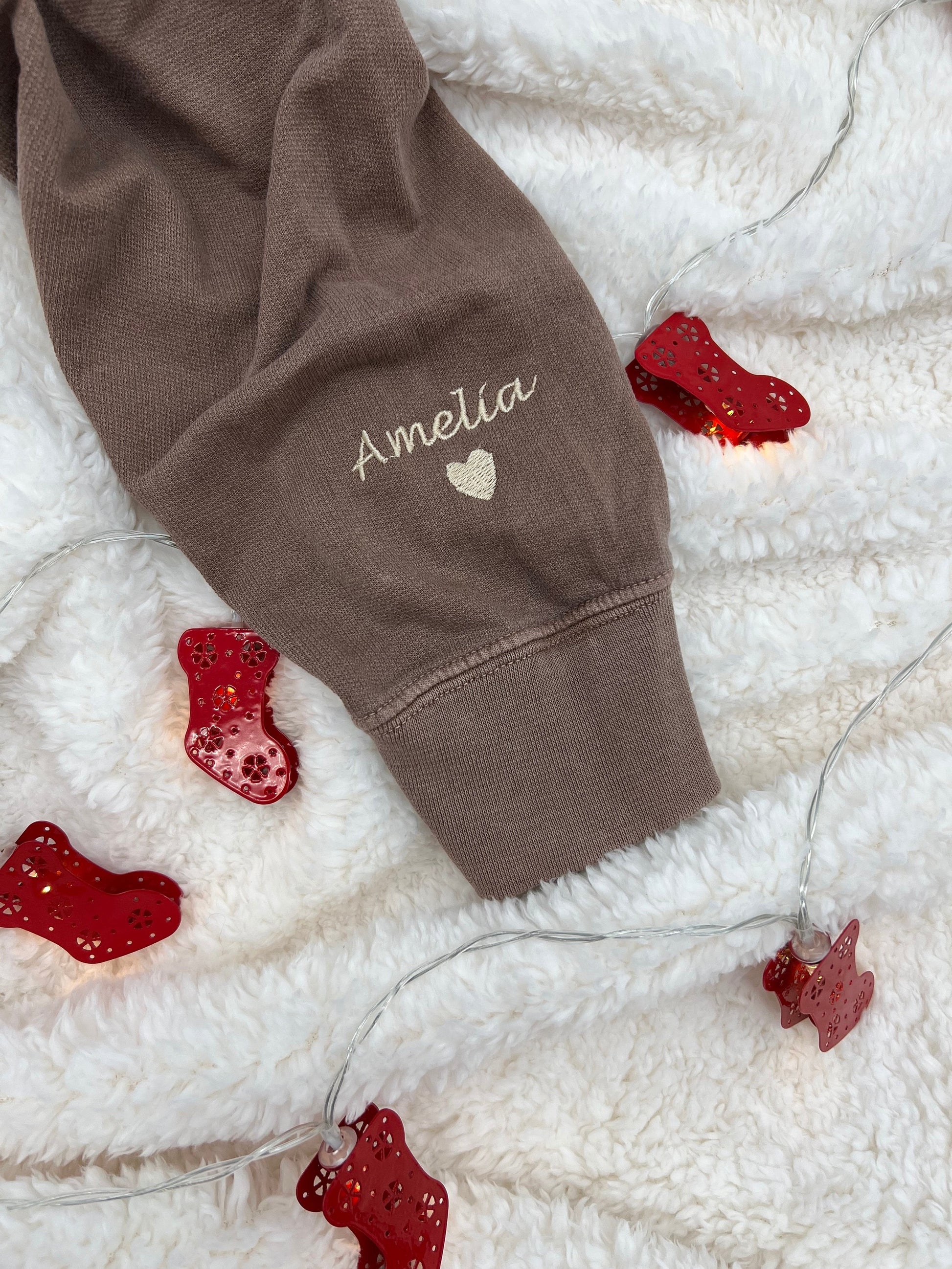 Gingerbread Men Embroidered Christmas Sweatshirt, Christmas Crewneck, Holiday Gifts, Cozy Lounge Wear, Christmas Gifts