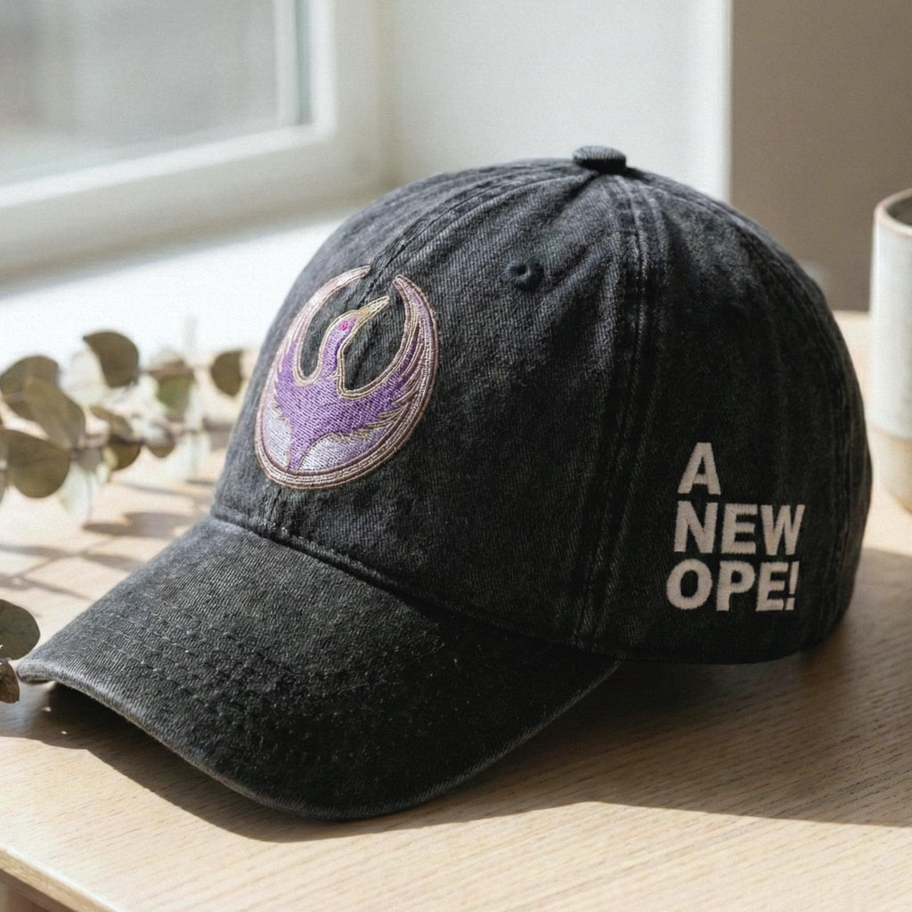 Embroidered Minnesota Rebel Alliance Political Dad Cap Washed MN State Bird Loon Protest Resistance
