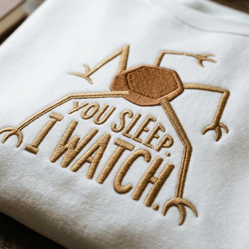 Embroidered You Sleep I Watch Project Hail Mary Sweatshirt, Amaze Rocky Crewneck, Sci Fi Fan Gift, Jazz Hands Embroidery Sweater