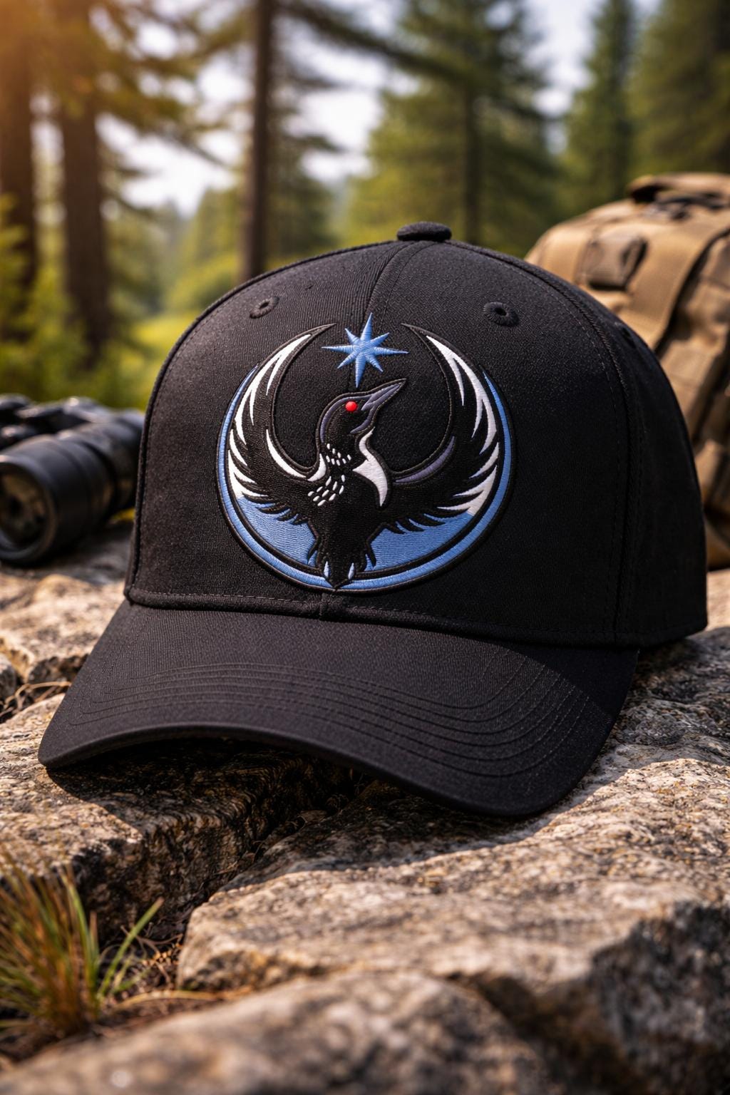 Minnesota Rebel Alliance Embroidered Hat – MN Loon Protest Baseball Cap, Anti-MAGA & Abolish ICE Activist Hat, Political Gift