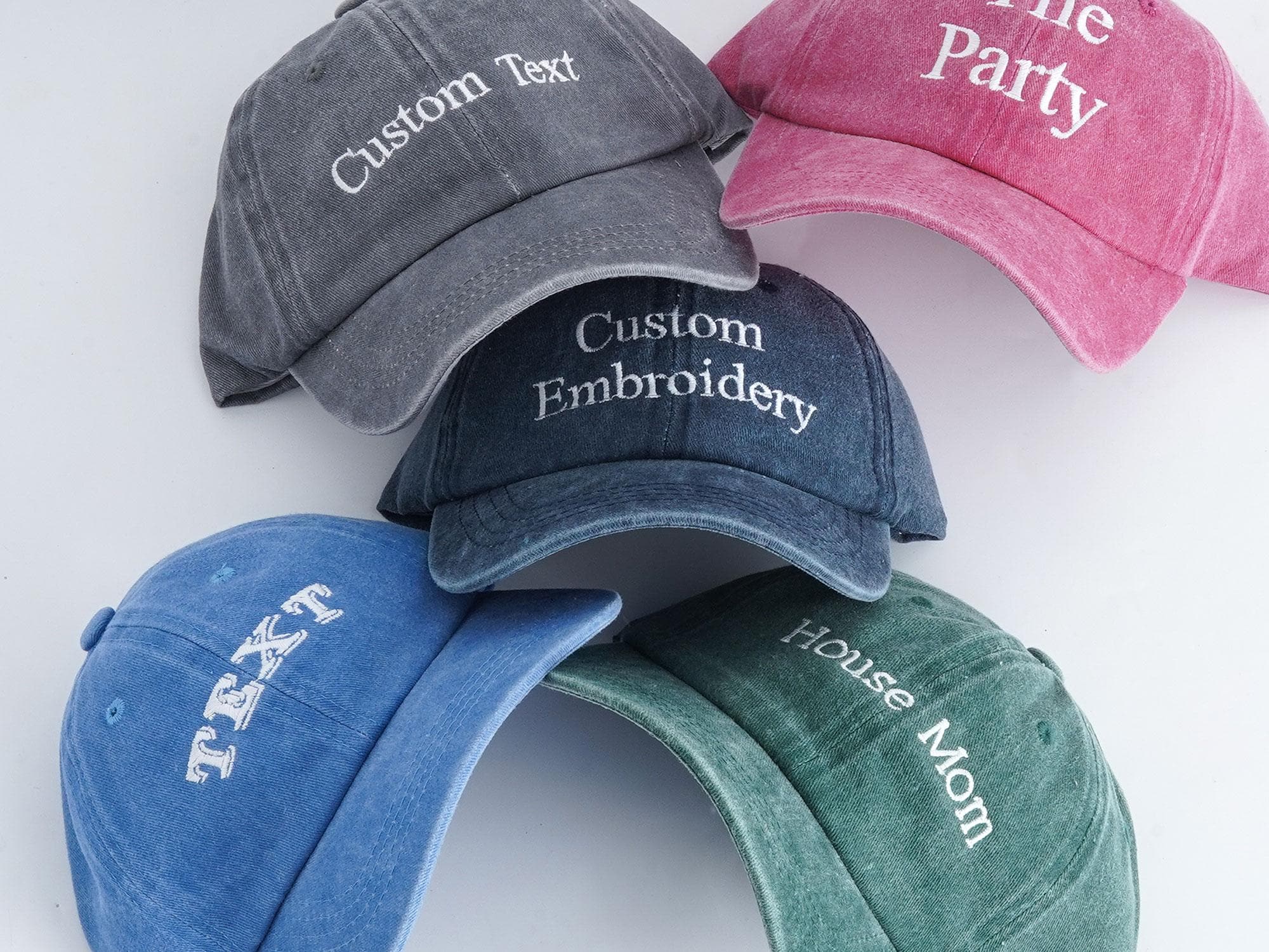 Personalized Text Hat, Custom Logo Embroidered Hat, Retro Baseball Hat, Vintage Style Trucker Hat, Fathers Day Gift, Unisex Baseball Hat.