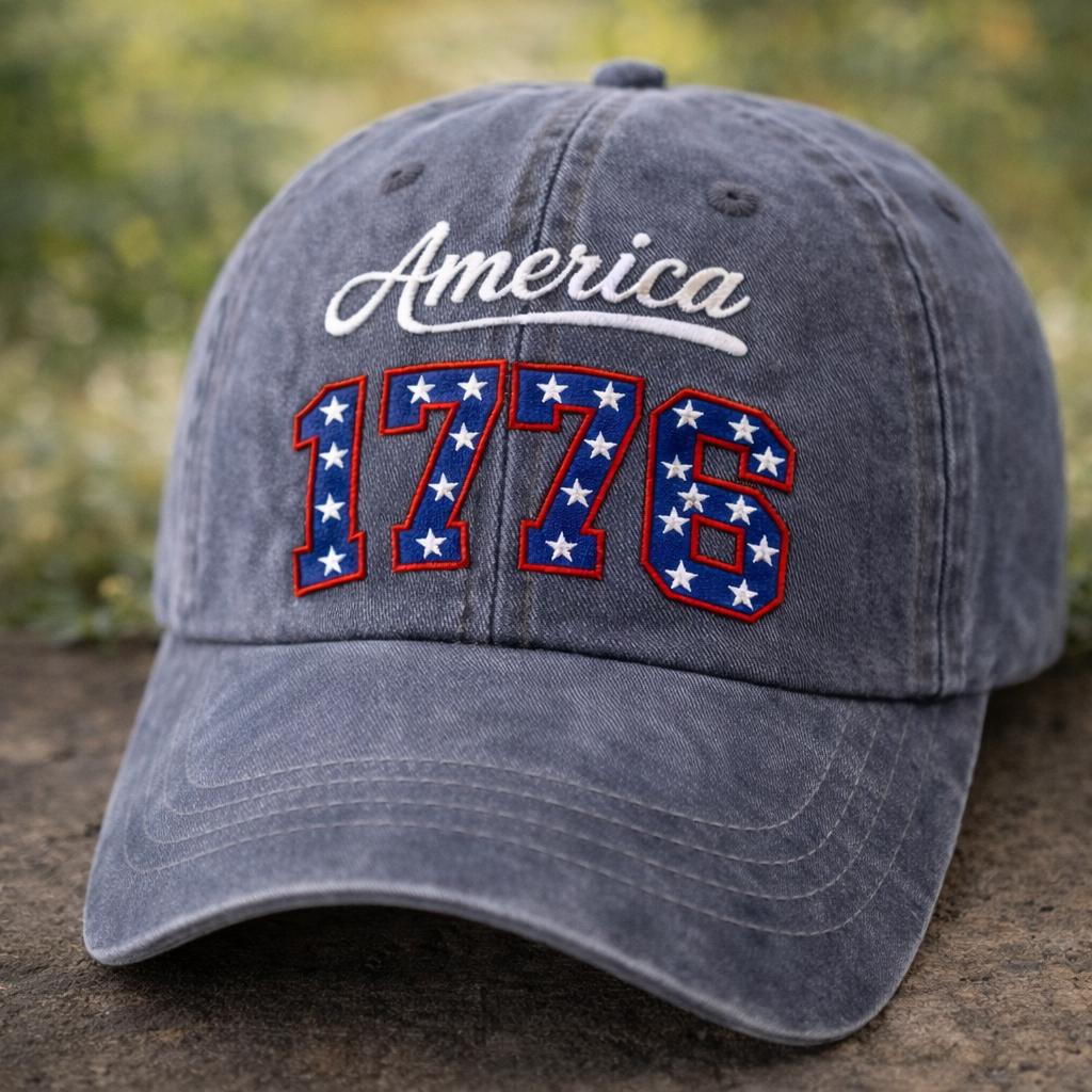 Embroidered 250th America Anniversary Embroidered Cap, 1776 2026 America Baseball Hat, Patriotic USA Cap,We The People Cap,Independence Gift