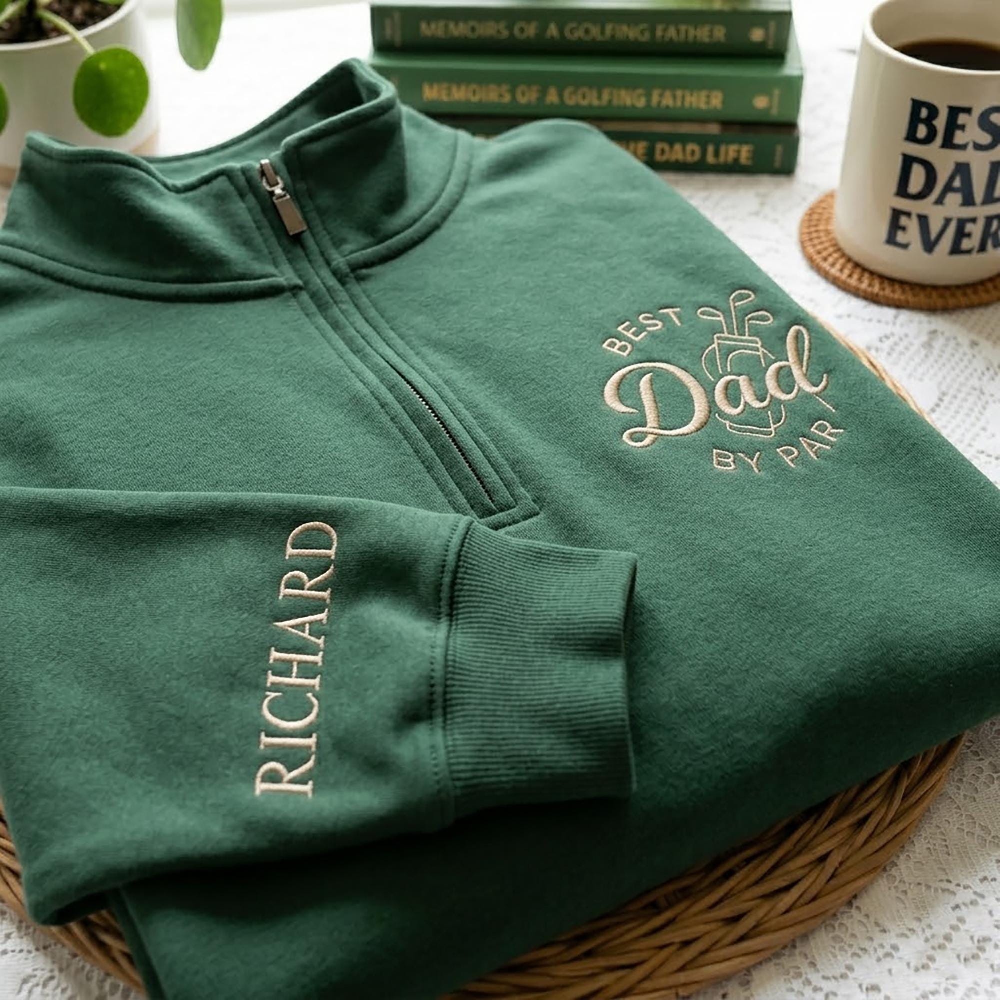 Best Dad By Par Personalized Golf Shirt, Custom Name Dad Shirt, Cool Dads Club Tee, Golf Lover Gift, Fathers Day Gift