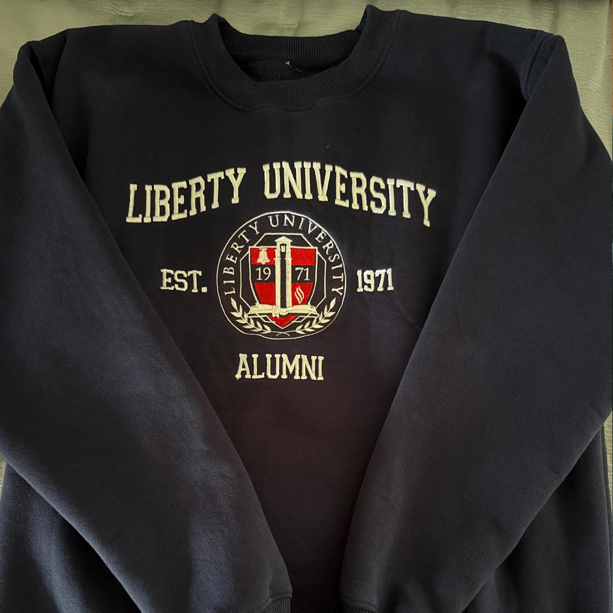 Embroidered Custom College Sweatshirt, Personalized University Crewneck, Custom School Name Sweater, Student Gift, Unisex Campus Apparel