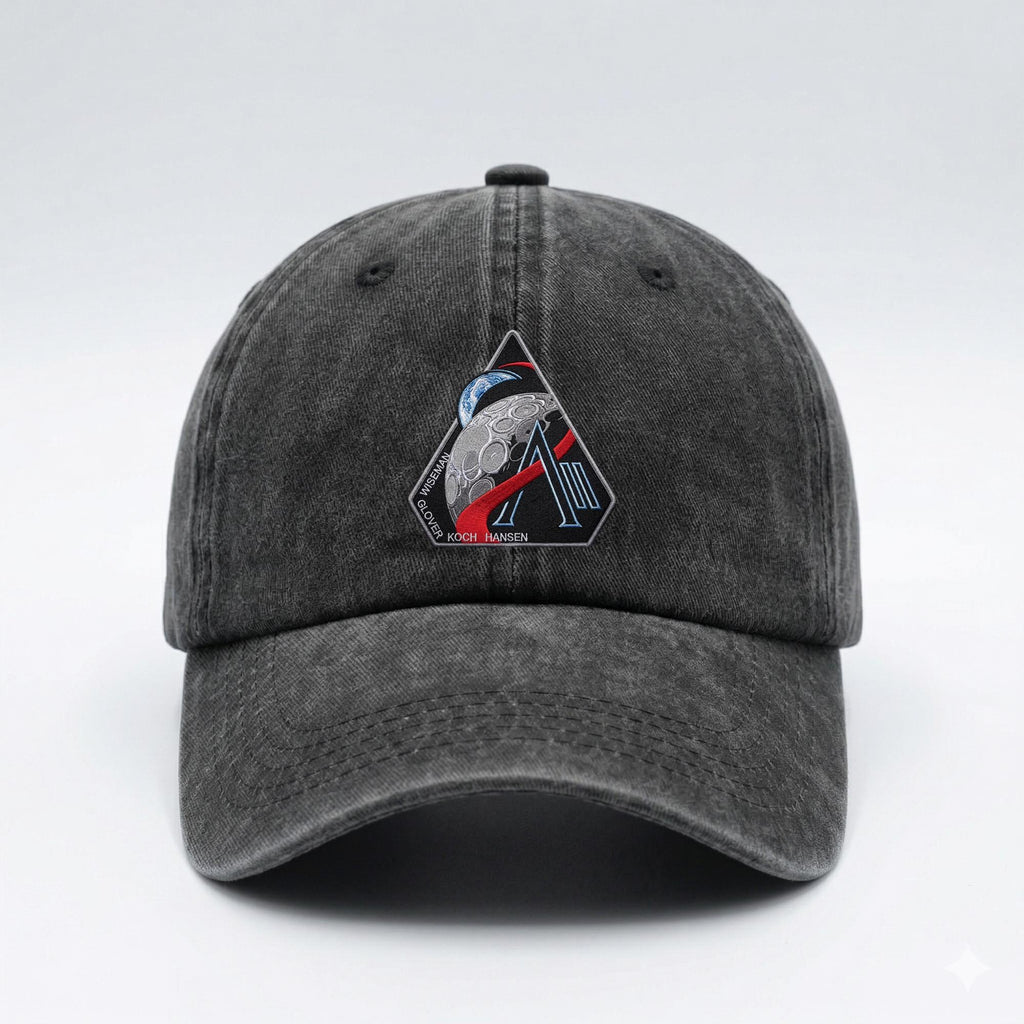 Embroidered Artemis 2 Logo Trucker Cap | NASA Spaceflight Baseball Hat