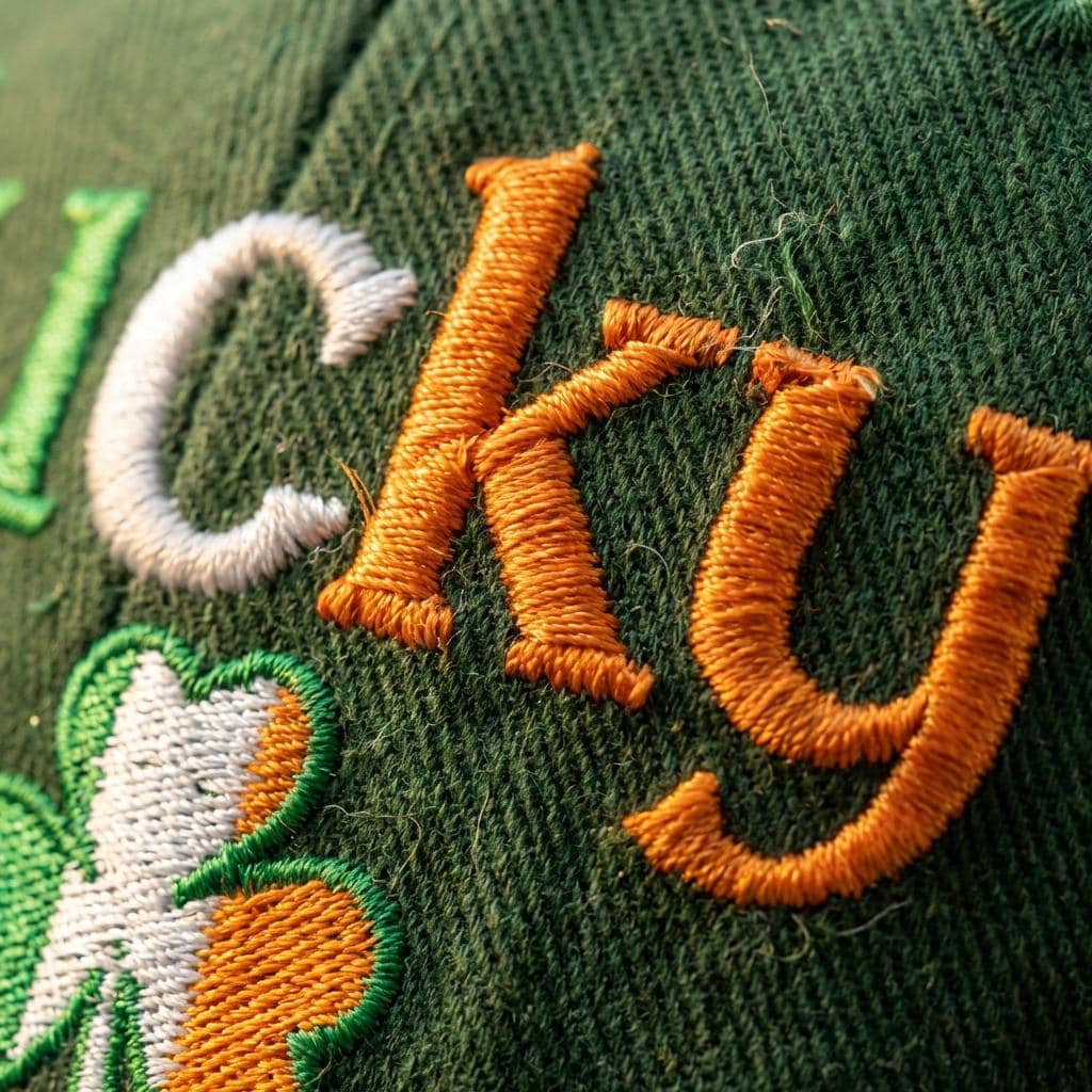 St Patrick’s Day Hat, Irish Lucky Green Dad Hat, Clover Embroidered Baseball Cap, Shamrock Hat, Sláinte Gift