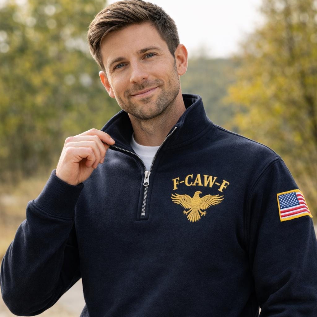 Embroidered F-Caw-F Quarter Zip Sweater, Funny Sassy Raven Rooster Shirt, Quarter Zip, Funny Crow Shirt, Black Crow Moonlit Raven Shirt