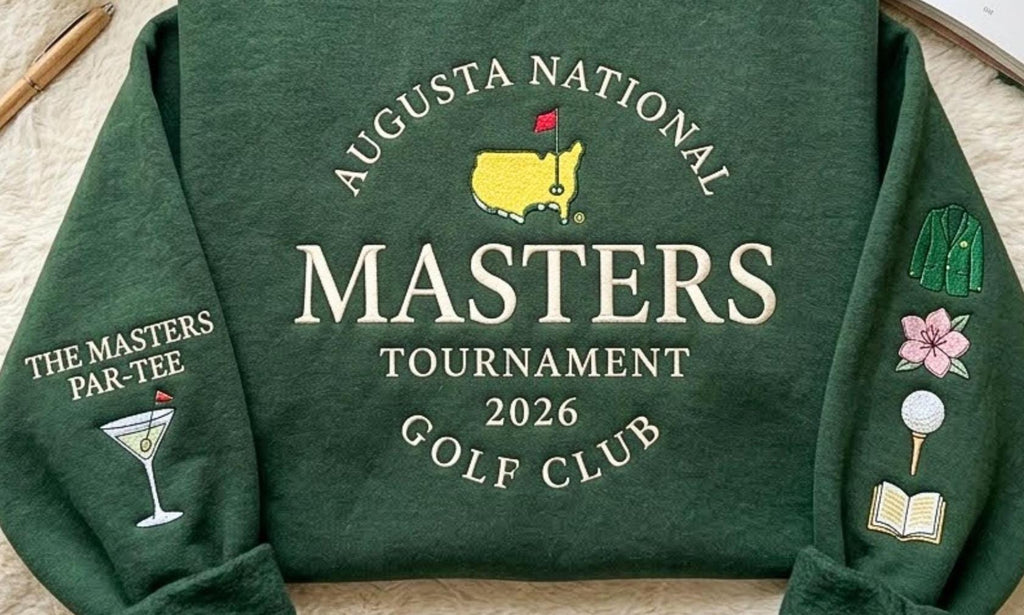 Masters Tournament 2026 Augusta Embroidered Sweatshirt, Golf Tradition Apparel
