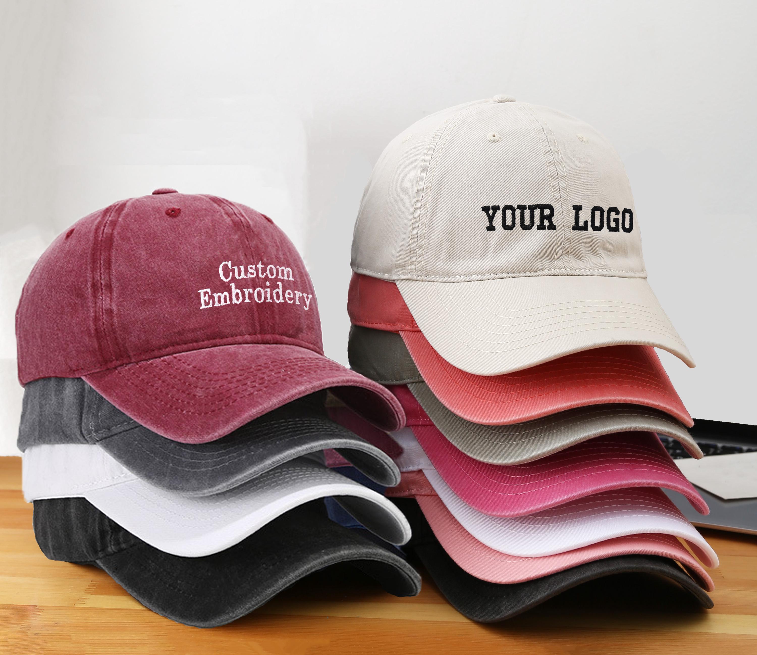 Embroidered Hat Personalized Dad Cap Embroidery Logo baseball hat Bachelorette hats Custom caps Sorority hat Unisex Baseball Cap