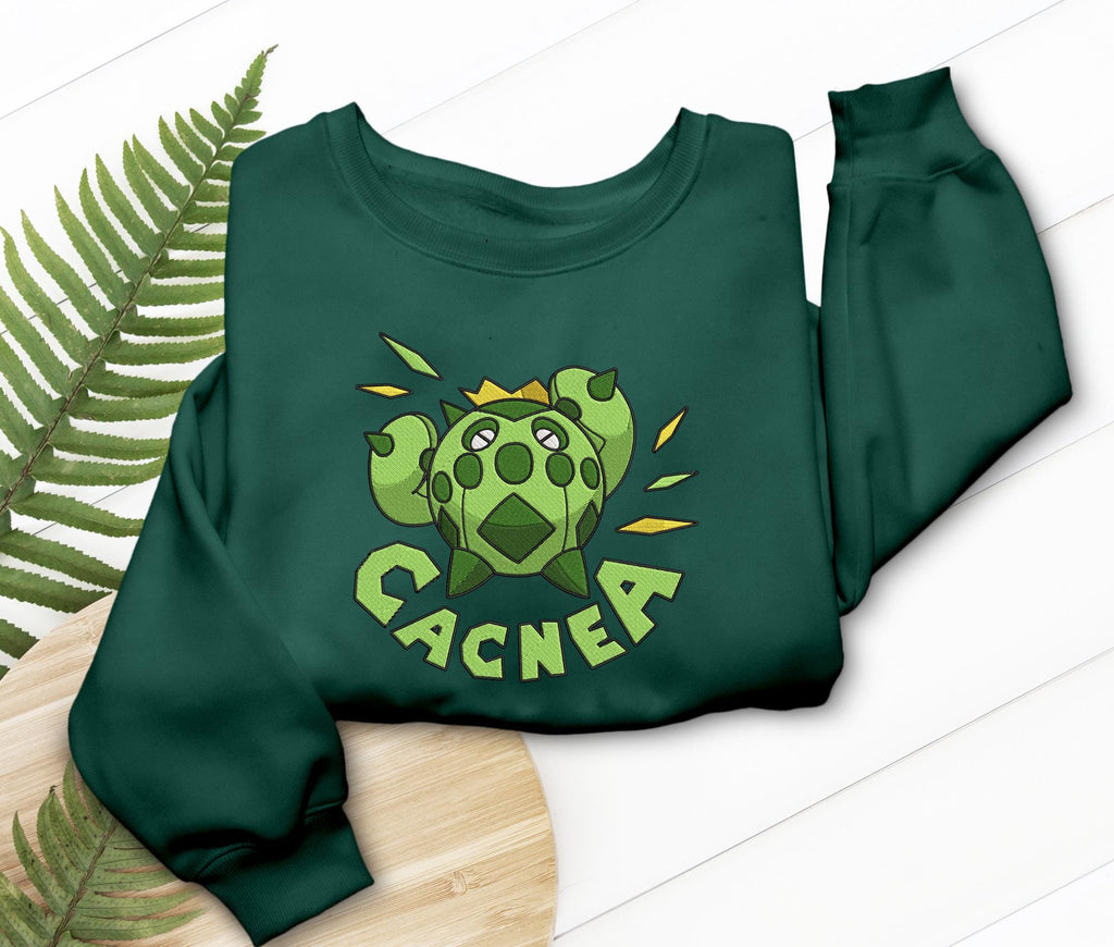 Cacnea Embroidered Shirt Desert Cactus T-shirt Sweatshirt Hoodie Anime Gaming Gifts