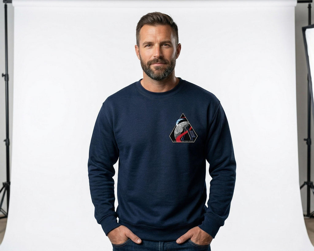 Artemis II Embroidered T-Shirt, NASA Space Program Fan Tee, Moon Mission Rocket Shirt, Astronomy Lover Gift