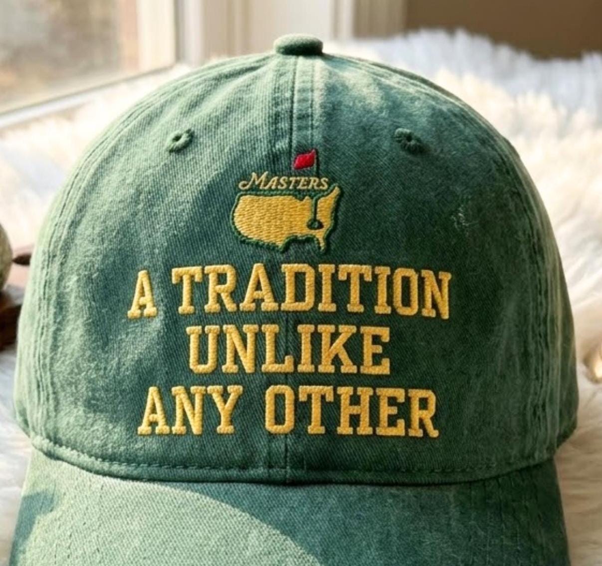 Masters Golf Cap | Augusta Inspired Embroidered Hat