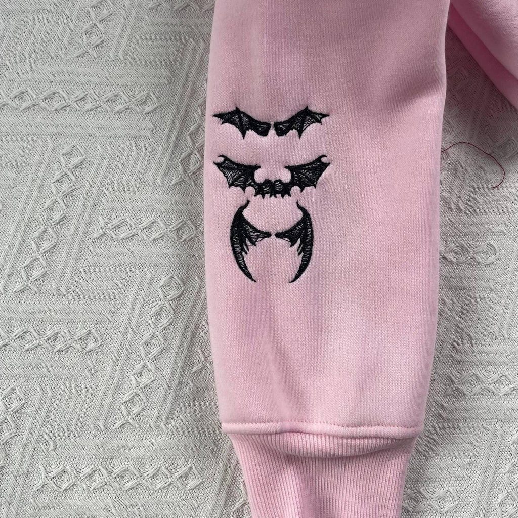 Bat Boys Embroidered Sweatshirt, Acotar Velaris Hoodie, Bookish Fan Gift