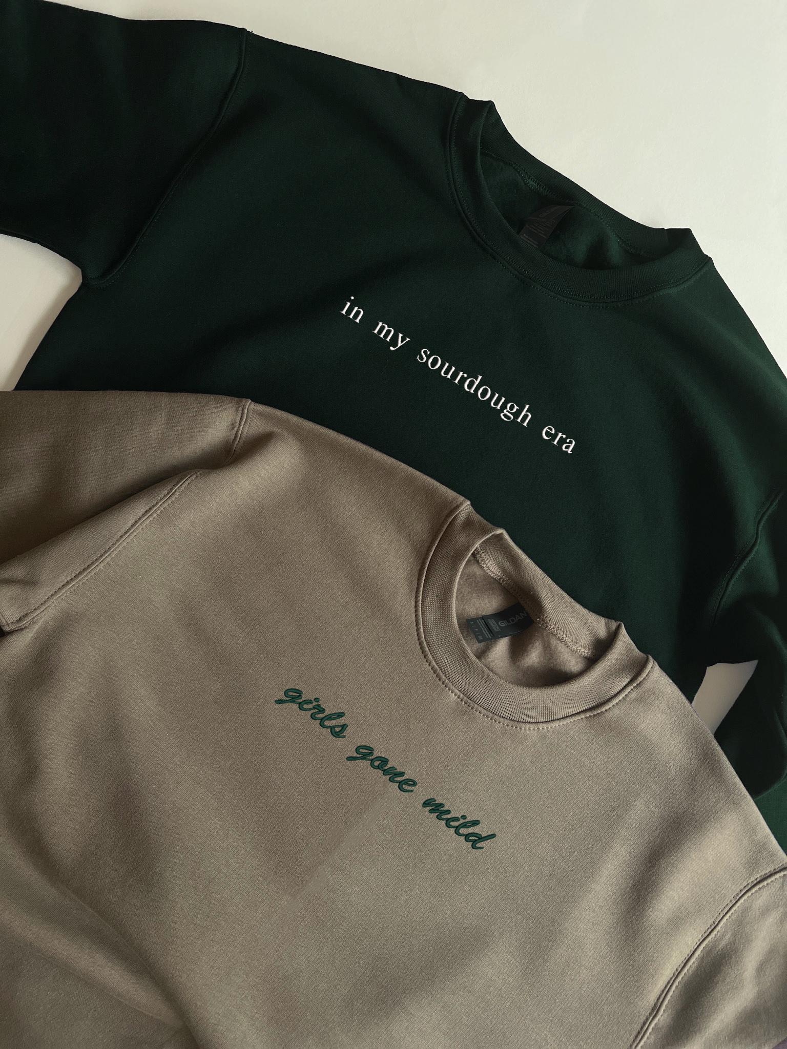 Custom Embroidered Sweatshirt, Personalized Crewneck, Custom Text Sweatshirt, Embroidered Text Crewneck, Gift for Bride, Mothers Day Gift