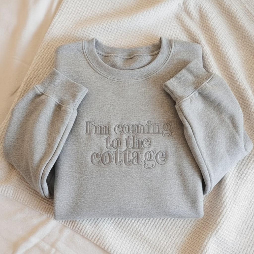 Embroidered I’m Coming To The Cottage Sweatshirt – Heated Rivalry Shirt, Ilya Rozanov & Shane Hollander, Hudson Williams Merch