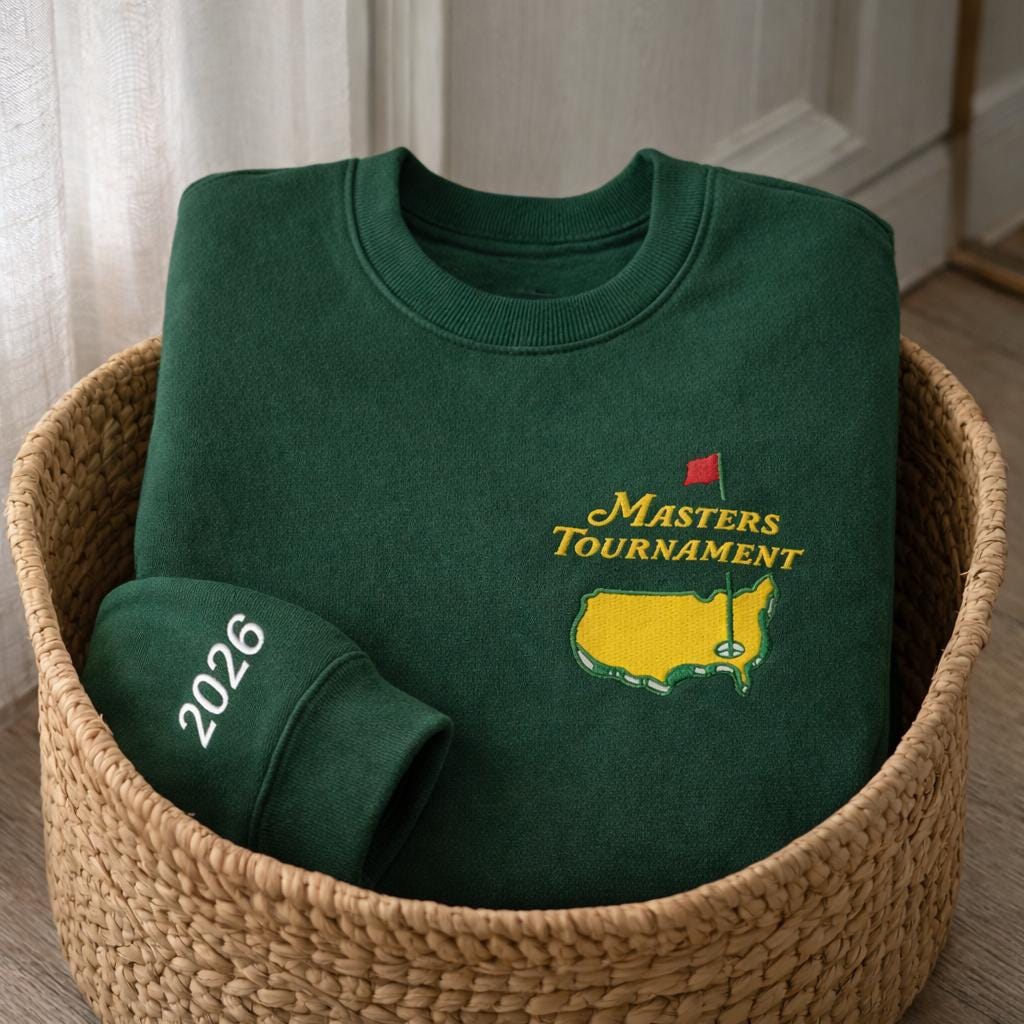 Masters Golf Legend Embroidered Shirt,Augusta National Tournament Shirt, Champion Golfer Shirt, Golf Fan Classic Apparel, Spring Golf Gifts