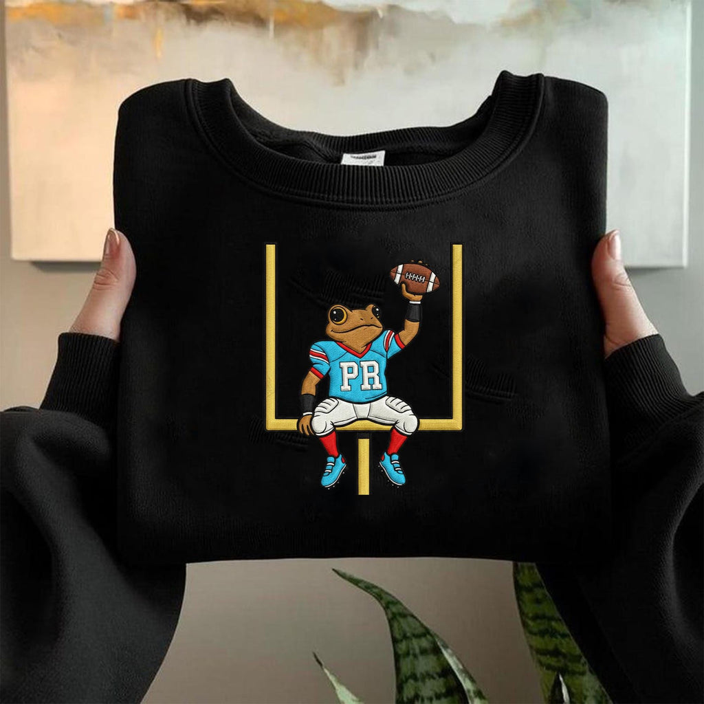 Benito Bowl Embroidered Sweatshirt – American Football Game Day Crewneck, Final Football Game Fan Shirt