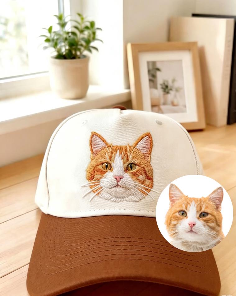 Custom Embroidered Pet Hat,Custom Cat Hat,Personal Pet Gifts