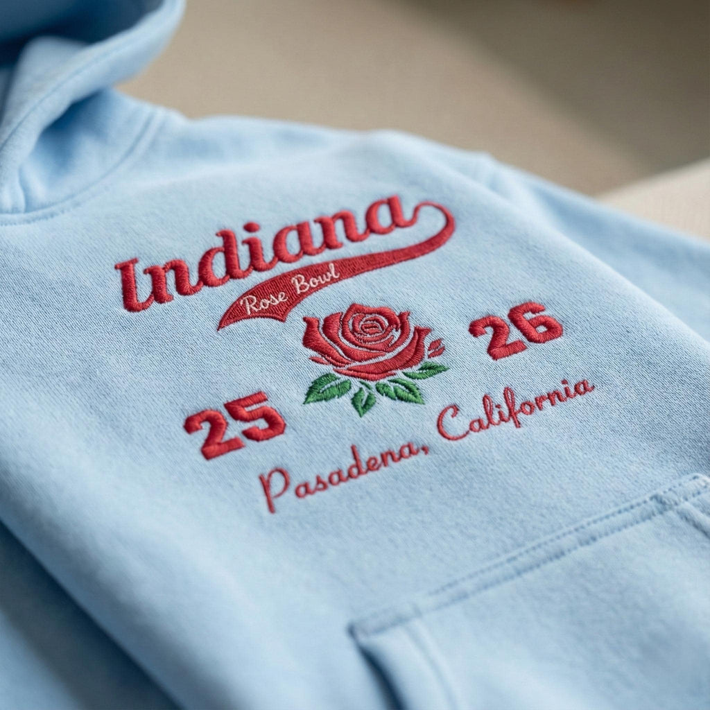 Embroidered Indiana Rose Bowl 2026 Tshirt Sweatshirt, Trendy New Game Day Apparel, Unisex Clothing For Man And Woman TShirt Hoodie, Fan Gift