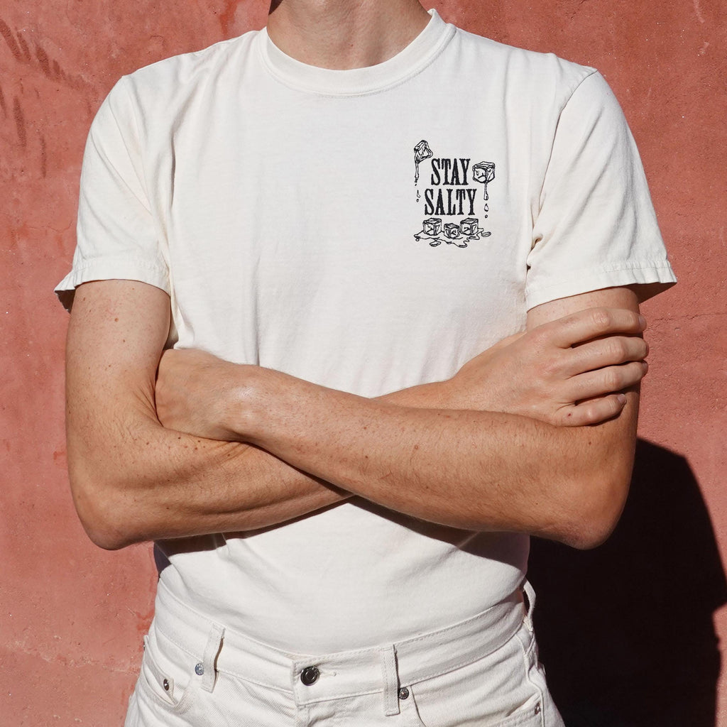 Stay Salty, Melt ICE T-Shirt / Sweatshirt – Embroidered Anti-ICE & Pro-Immigration Human Rights Apparel