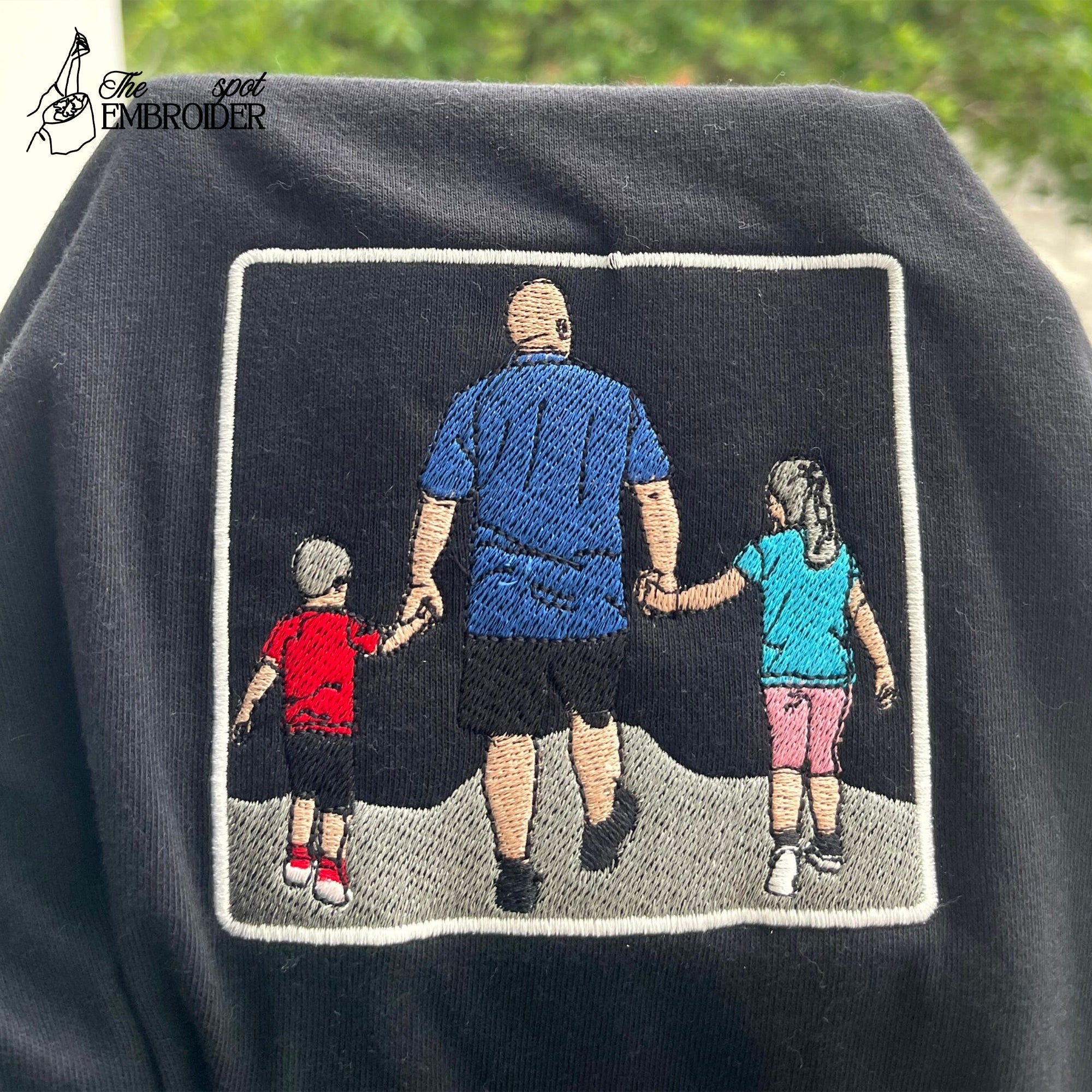 Embroidered T - Shirt, Custom Embroidered Photo Shirt, Custom Embroidered T-shirt, Custom Embroidered Photo