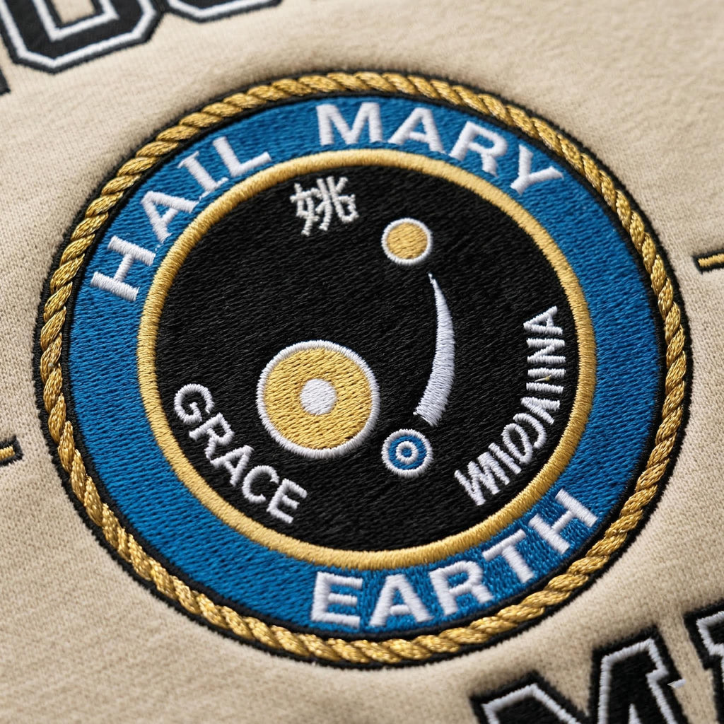 Embroidered Erid Planet Project Hail Mary Shirt, Rocky Amaze Amaze Amaze Embroidery Shirt, Sci-fi Fantasy Bookish Sweater, Book Lovers Gift
