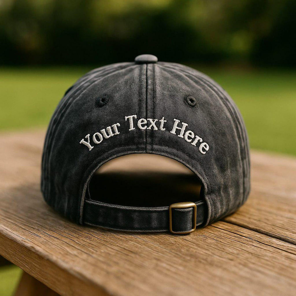 Embroidered Papa Wash Dad Cap, Personalized Grandkids Name Hat, Custom Grandfather Gift, My Favorite People Call Me Papa