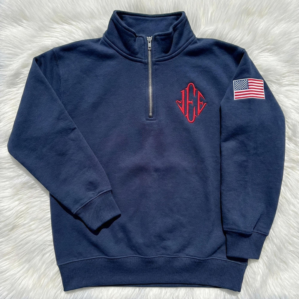 Embroidered J.E.E. Epstein Quarter Zip Sweatshirt, Viral Meme Jeffrey JEE Monogram Unisex Sweater, Jeffrey Epstein Embroidery Merch