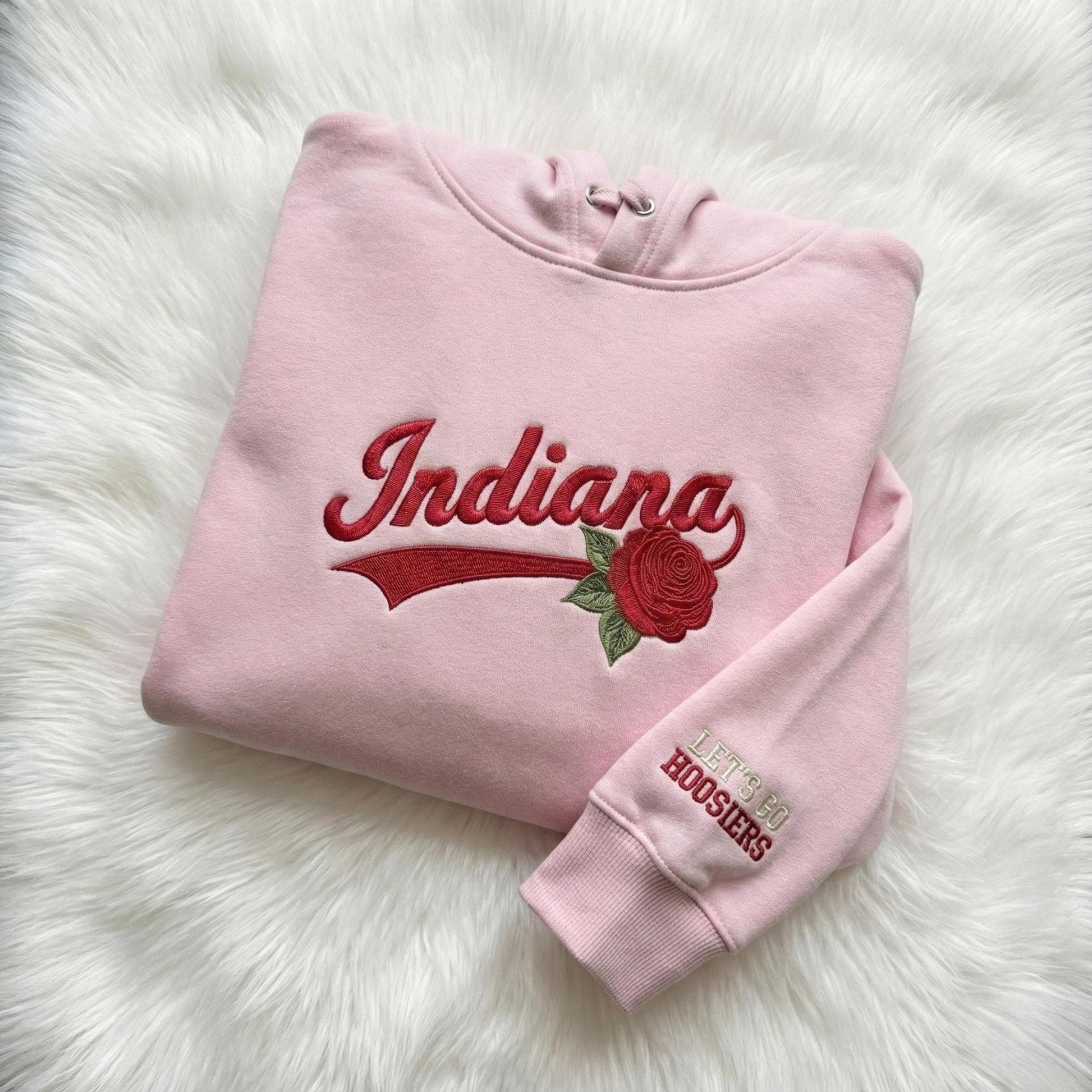 Embroidered Indiana Rose Bowl 2026 T-Shirt & Sweatshirt, Trendy Game Day Apparel, Unisex Hoodie for Men & Women, Football Fan Gift