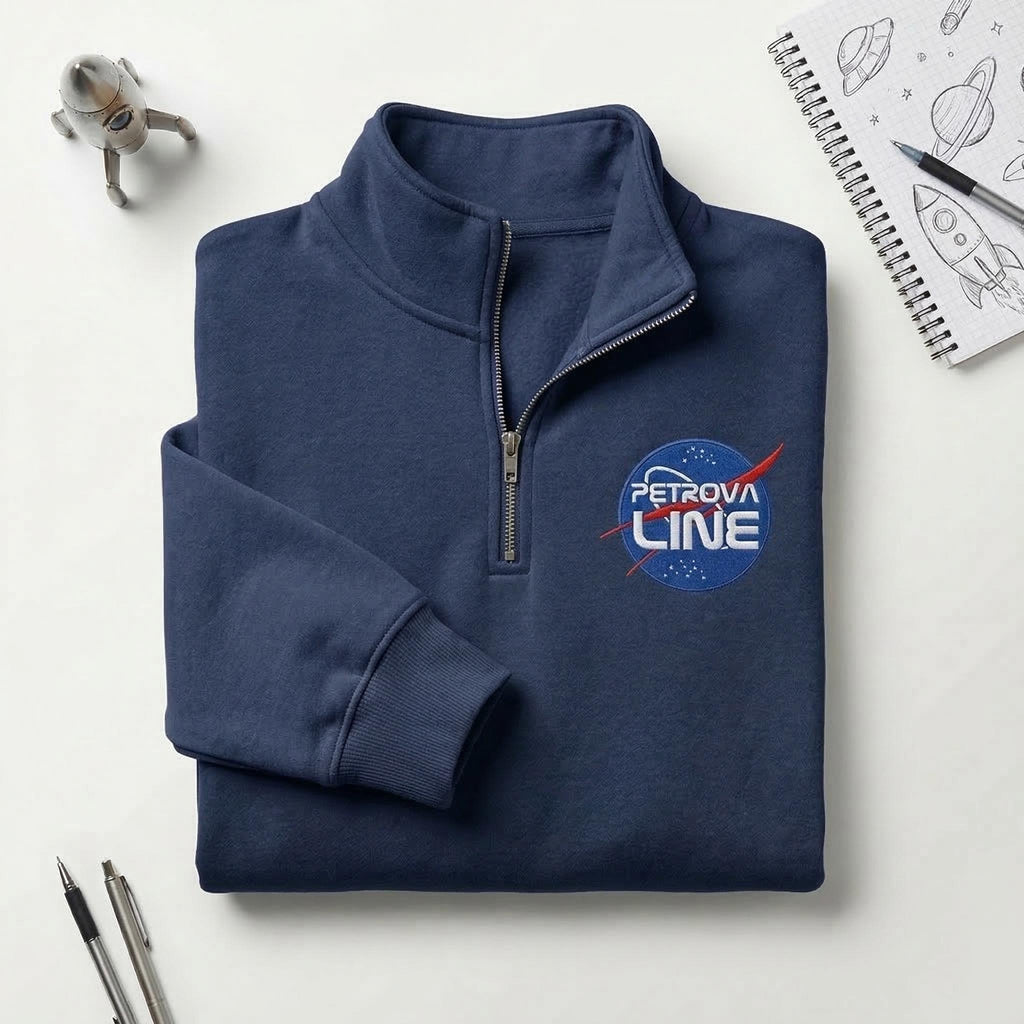 Embroidered Petrova Line Project Haild Mary Quarter Zip Sweatshirt, Retro Amaze Amaze Amaze Shirt, Sci-fi Pride Gift For Book Lovers